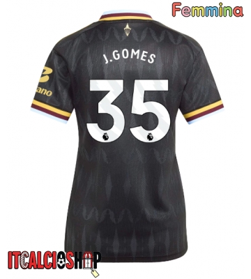 Aston Villa Joao Gomes #35 Seconda Maglia Femmina 2026-27 Manica Corta